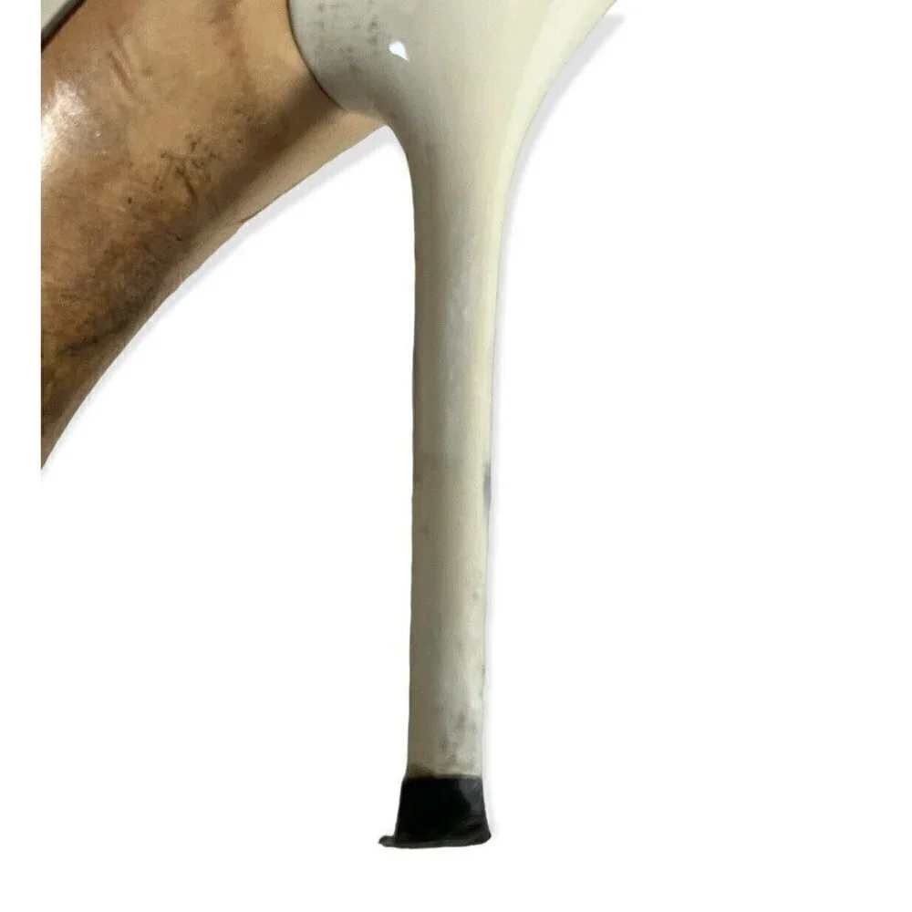 Gucci Women's Tan Leather Open Toe High Heel Slide Horsebit Sandals Sz 39 US 8.5 - Picture 10 of 11